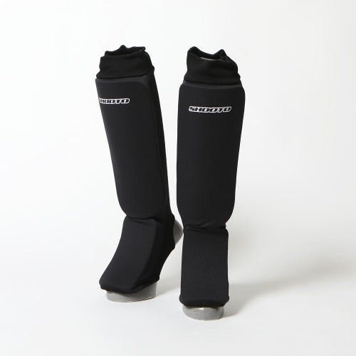 Shooto MMA Shin Guards - new logo print - front