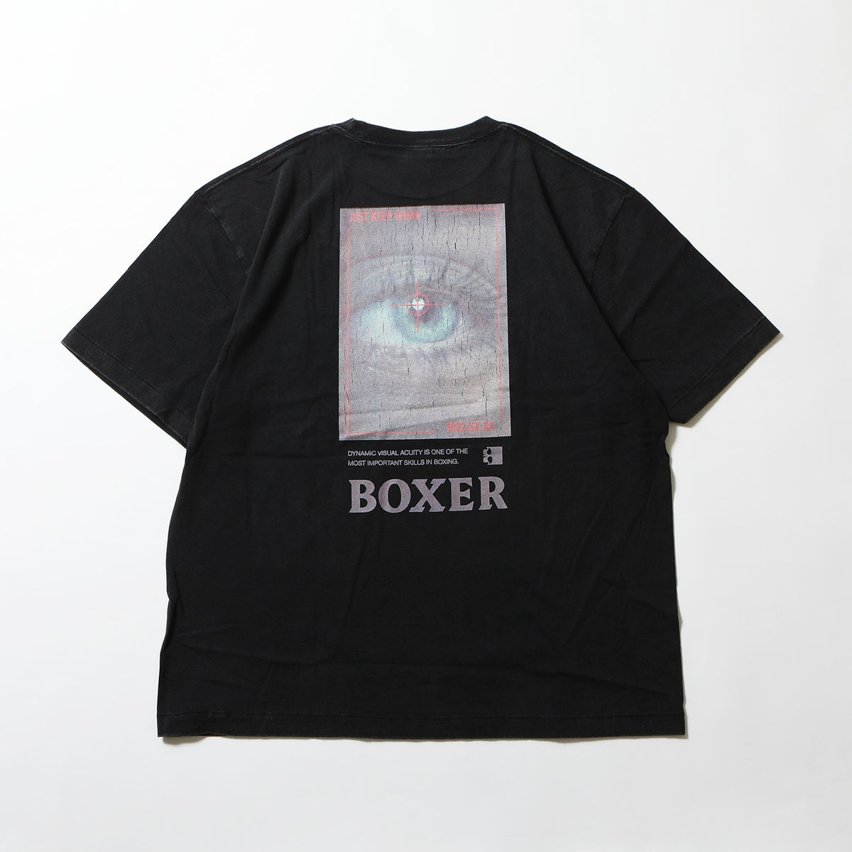 Boxer Dynamic Vision T-Shirt – flat lay
