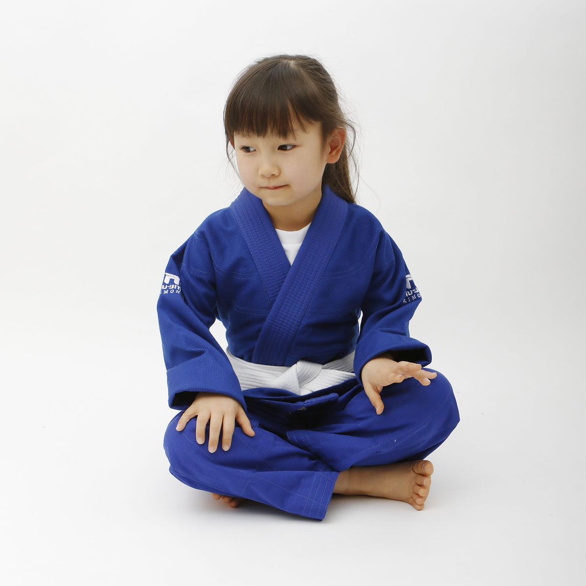 Isami Starter Kids BJJ Gi – Blue – model shot