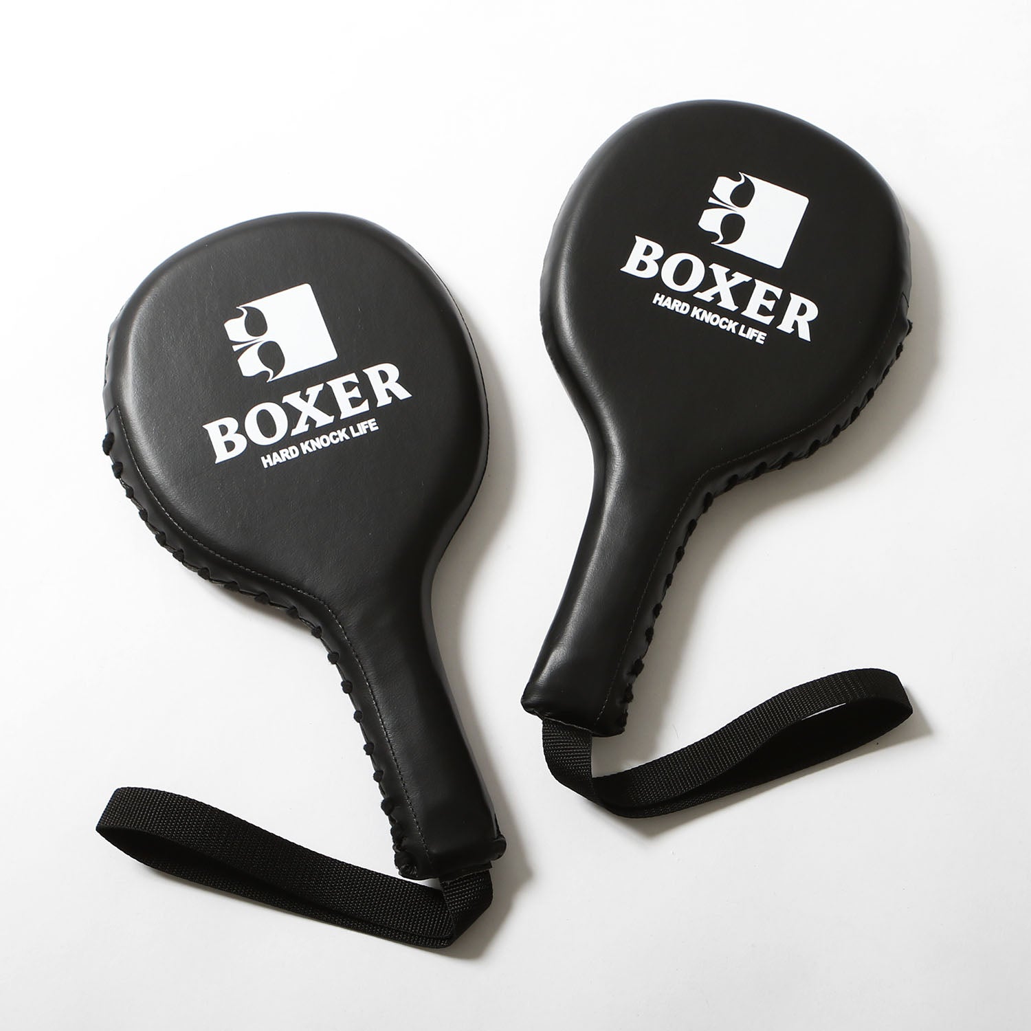 Boxer Punch Paddles – Black – flat lay