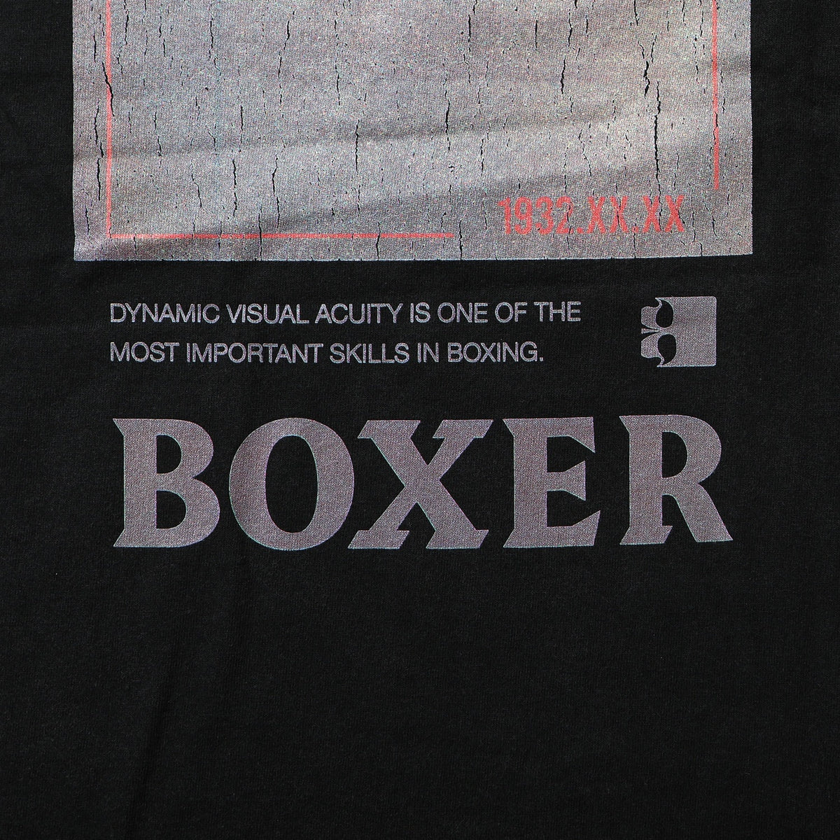 Boxer Dynamic Vision T-Shirt – detail shot