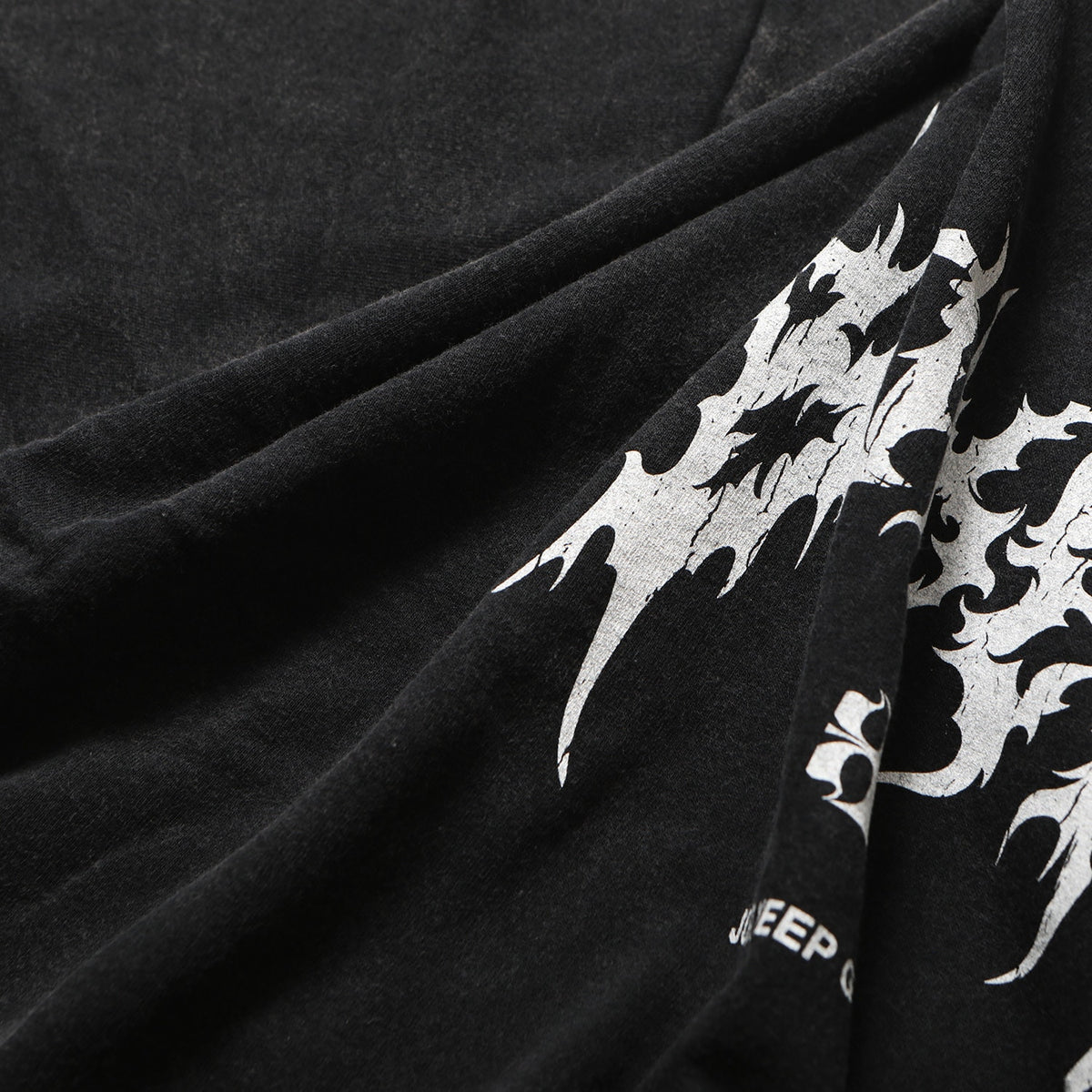 Boxer Metal Logo T-Shirt – Black – detail shot