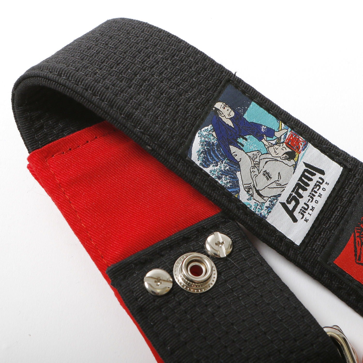 ISAMI Black Belt Ukiyoe Keychain | Karate and Jiu Jitsu