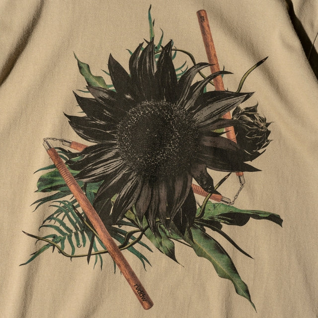 Black Sunflower T-Shirt-Reversal RVDDW-ChokeSports