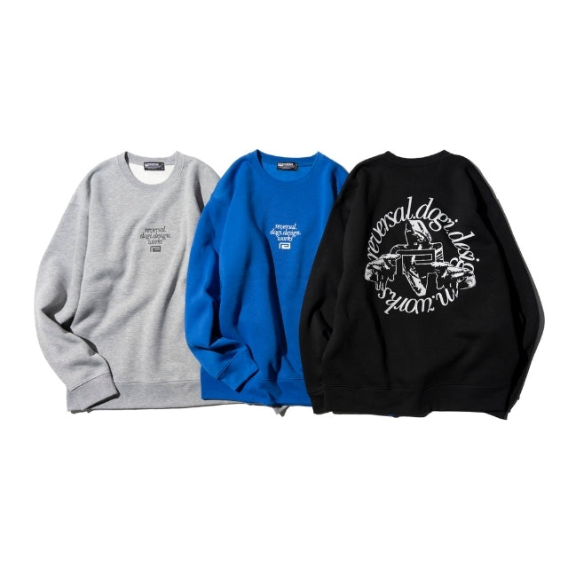 Circle Logo Fleece Crewneck-Reversal RVDDW-ChokeSports