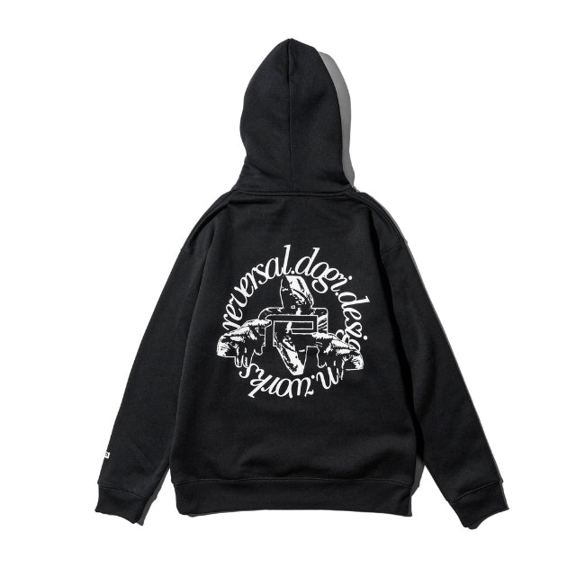 Circle Logo Fleece Hoodie-Reversal RVDDW-ChokeSports