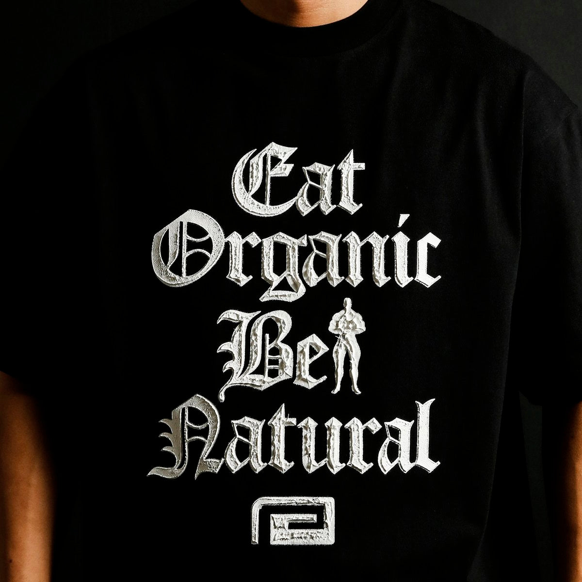 Eat Organic Be Natural T-Shirt-Reversal RVDDW-ChokeSports