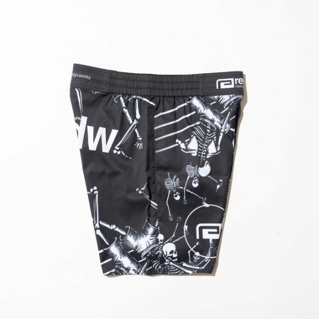 Fighting Skulls Pocket Shorts-Reversal RVDDW-ChokeSports