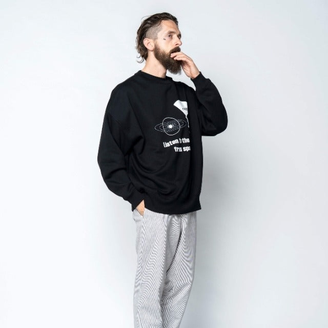 BRIEFING　POKETABLE WIND CREWNECK Signature Crew in Midway Fleece – Imperfects