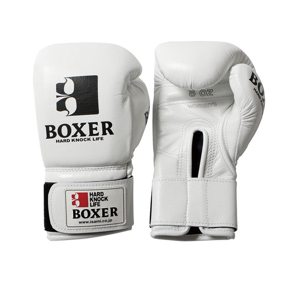 【中古】ISAMI BOXER ボクシンググローブ 白 10オンス Women's Boxing Gloves 8oz 10oz Isami Japan