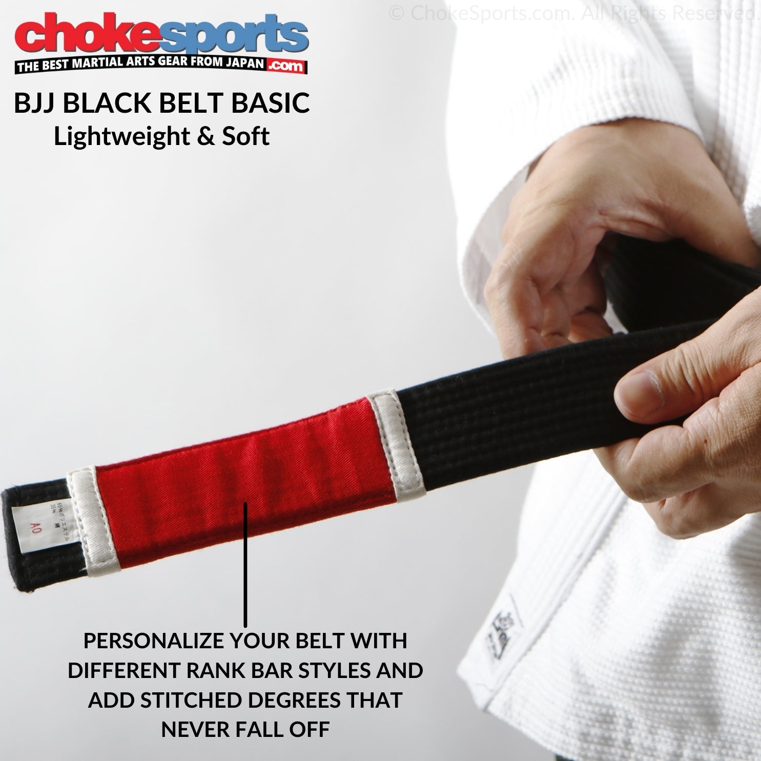 Bar Black Belt Thin Bar Carry Belt - Black 1 1/2 main image 2