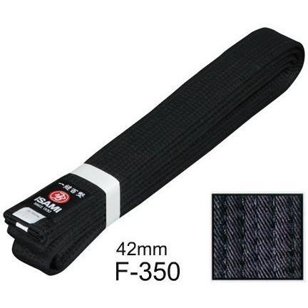 Isami Basic Karate Black Belt with Embroidery