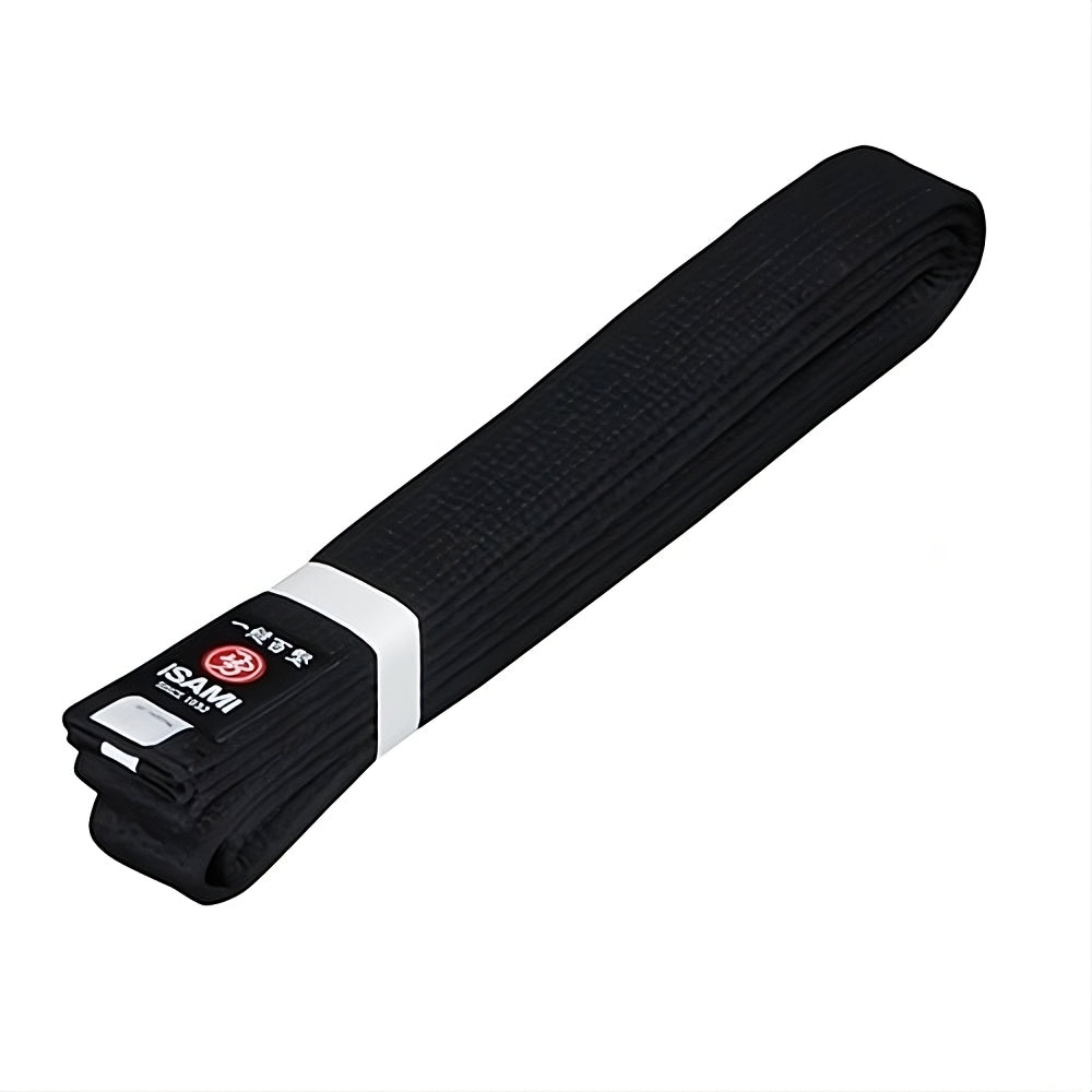 Lightweight Isami Karate Black Belt with Embroidery