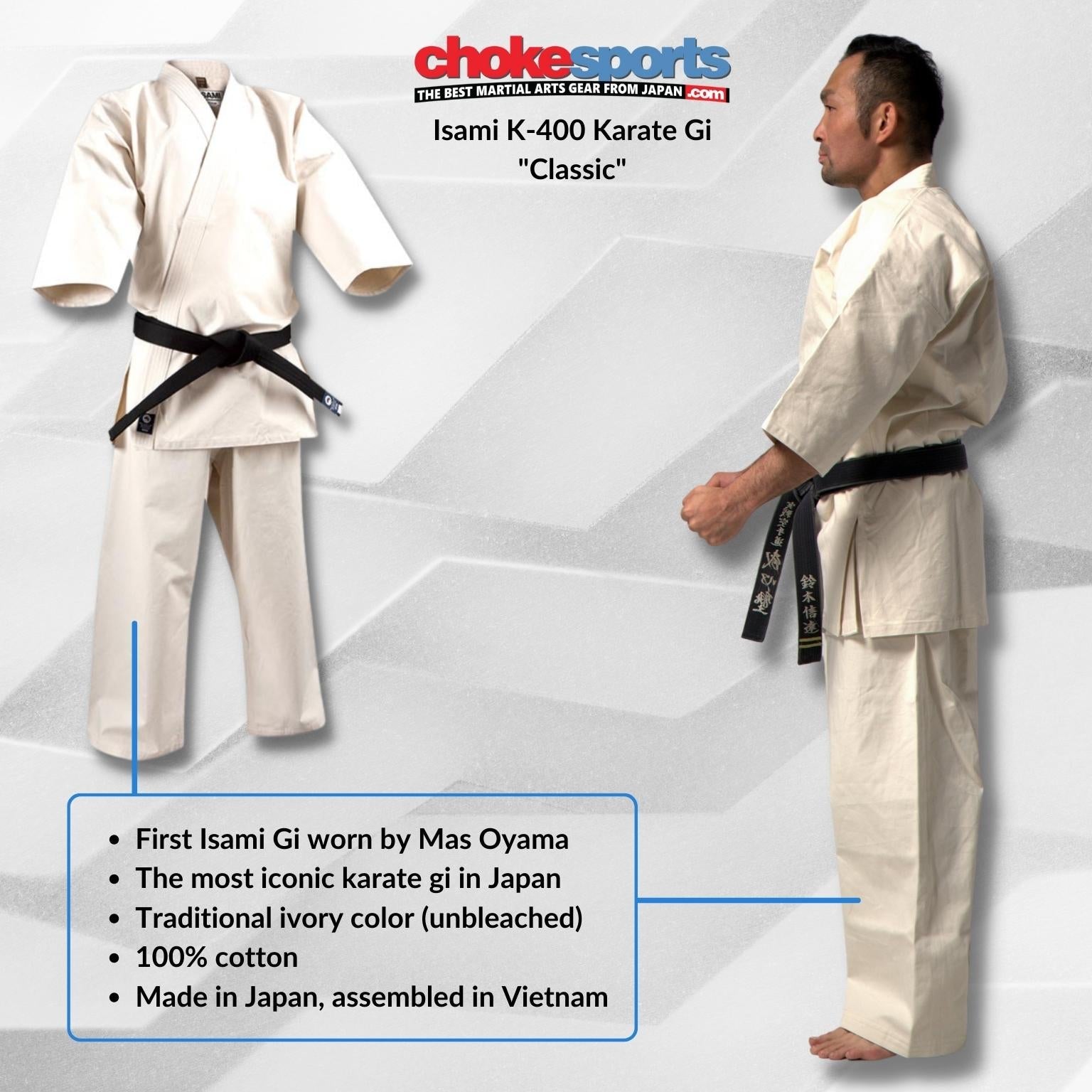 martial arts gear Isami Karate Gi Classic 3 150cm 4'11" / 3 150cm 4'11"