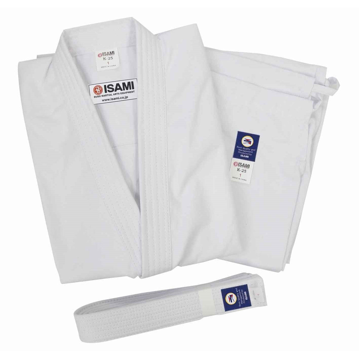 Isami Karate Gi K-25 – Full Contact White Karate Uniform