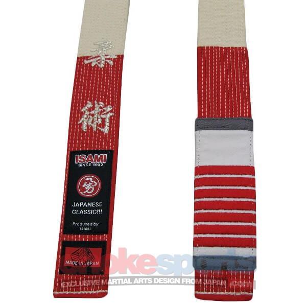 Isami Red/White Belt – Judo, Karate & BJJ Master Belt