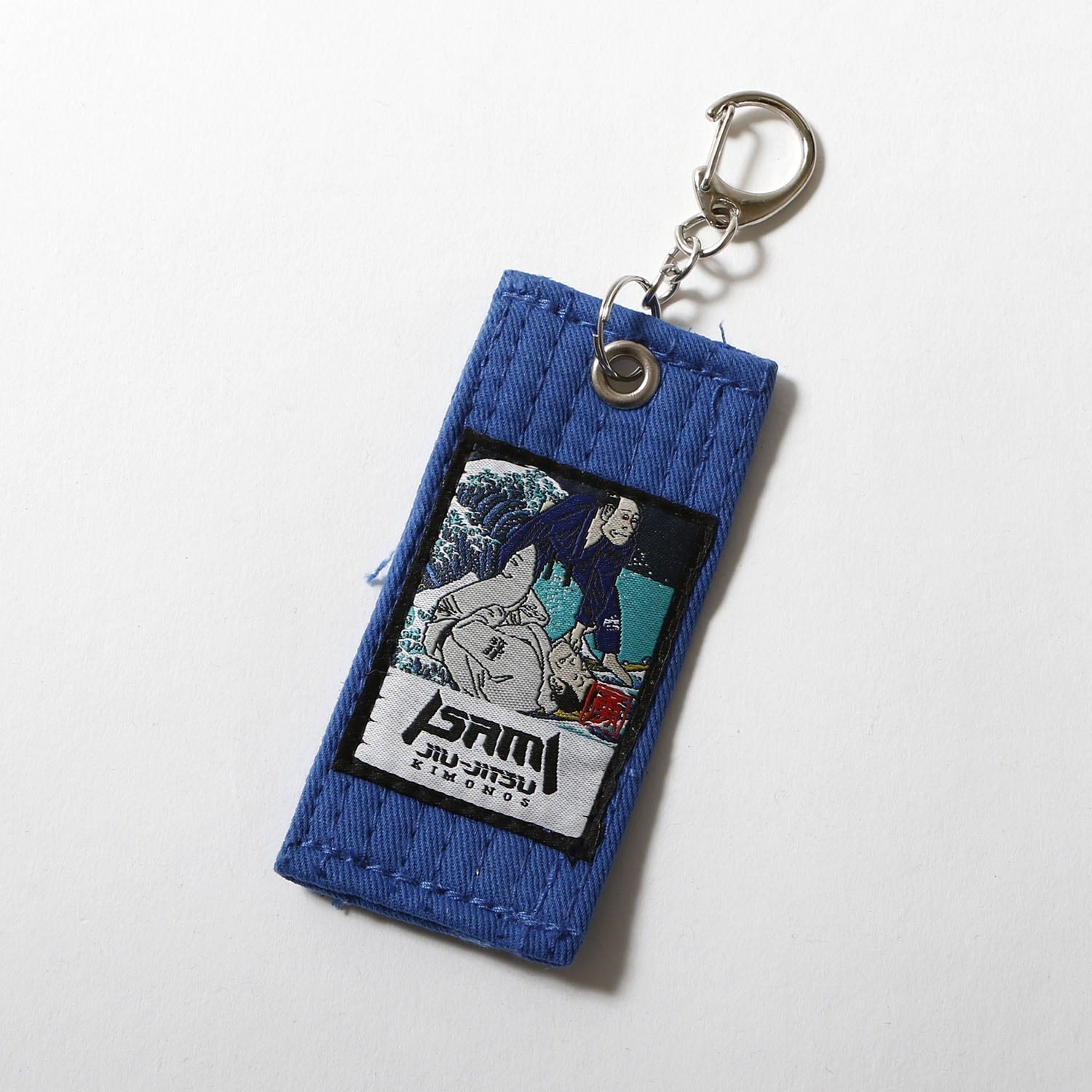 Mokuji＊②３点 限定セット　フラットポーチ リフィル アクリルキーチェーン Isami Jiu-Jitsu Ukiyoe Keychain - Authentic BJJ Accessory