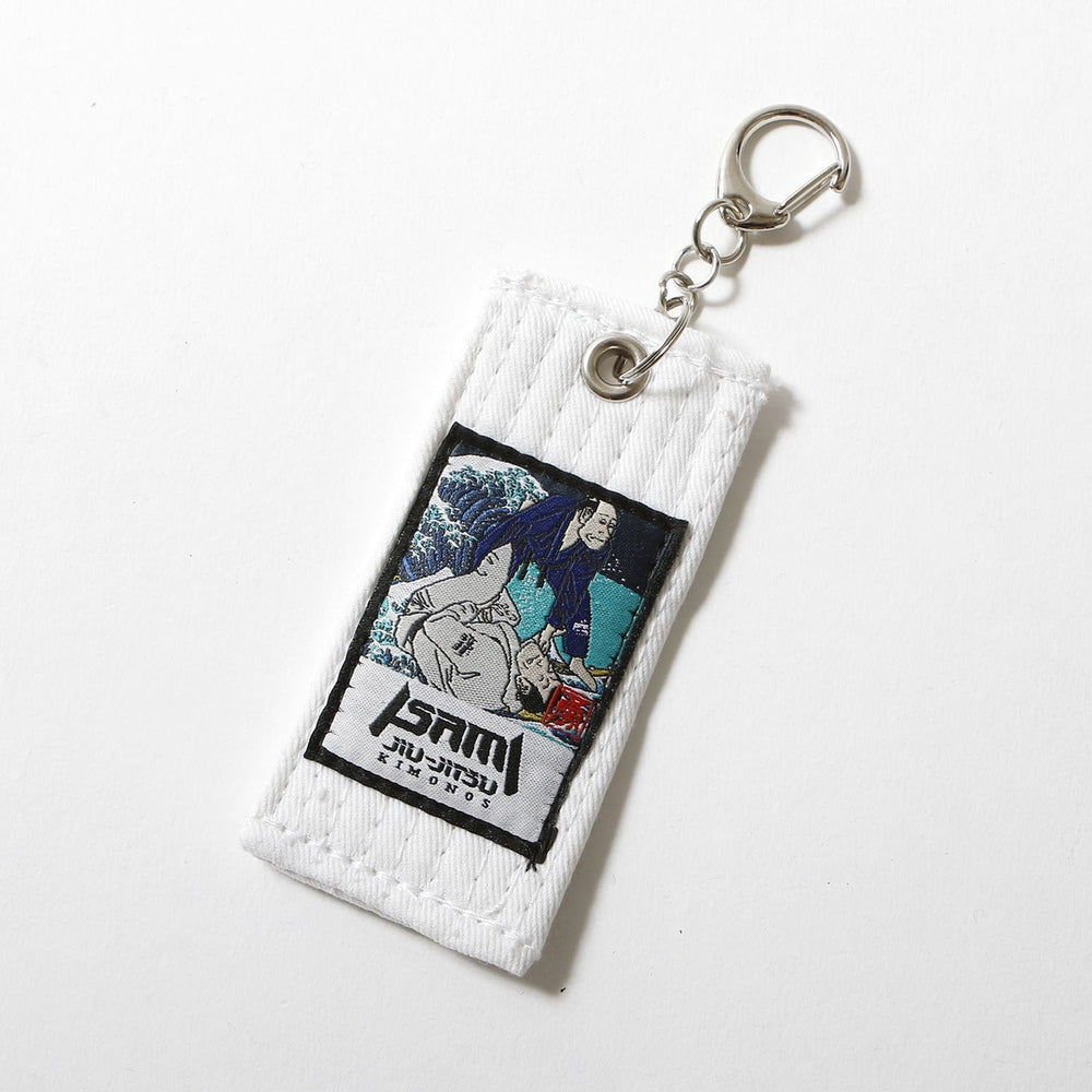 Isami Jiu-Jitsu Ukiyoe Keychain - Authentic BJJ Accessory