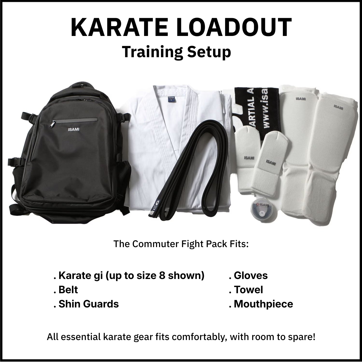 Commuter Training Backpack with Laptop Storage – Isami