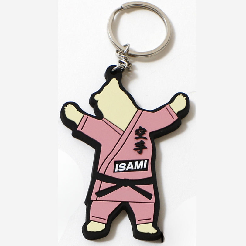 Karate Polar Bear Keychain-Isami-ChokeSports