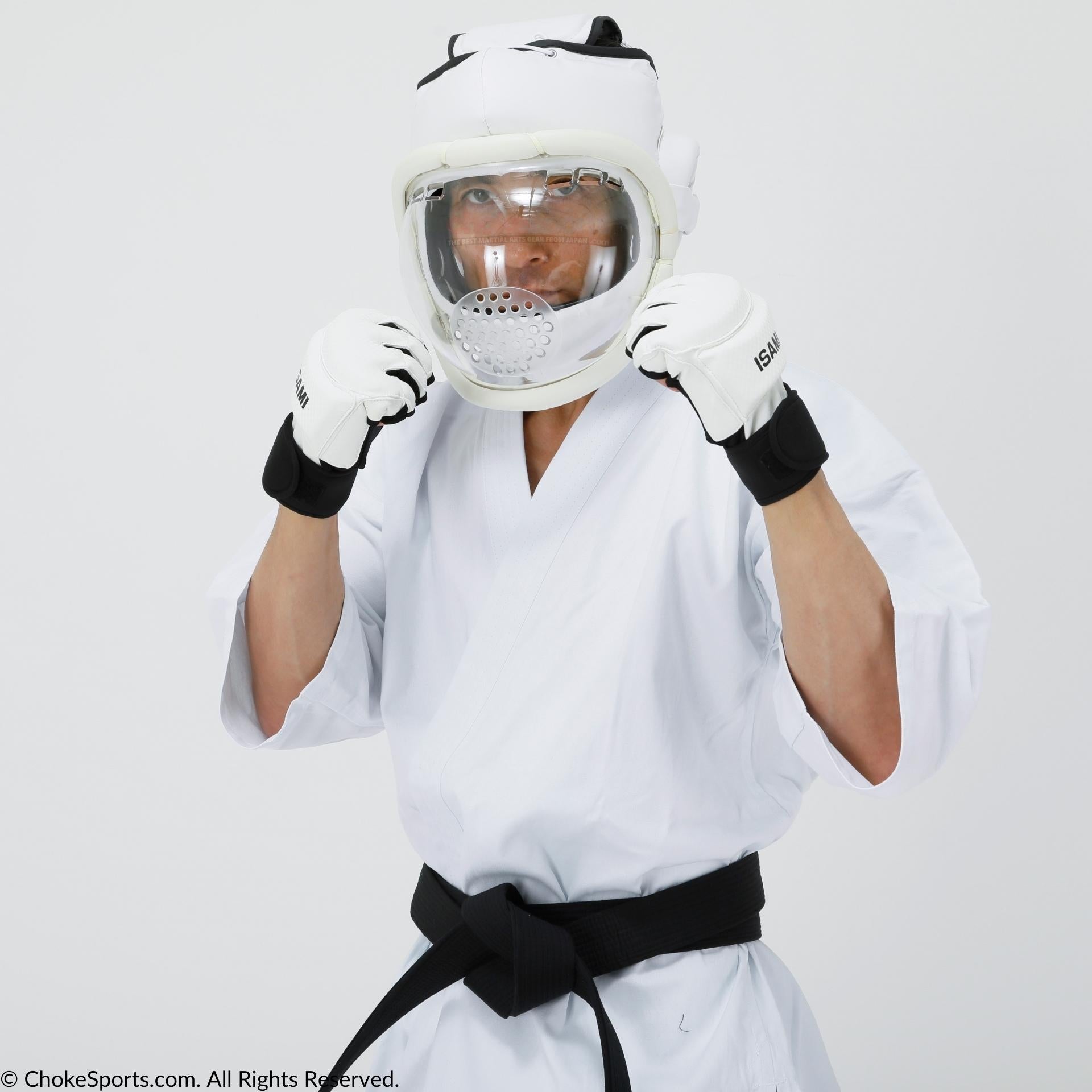 karate protective gear Kudo Daido Juku Helmet – Full Contact Karate Headgear