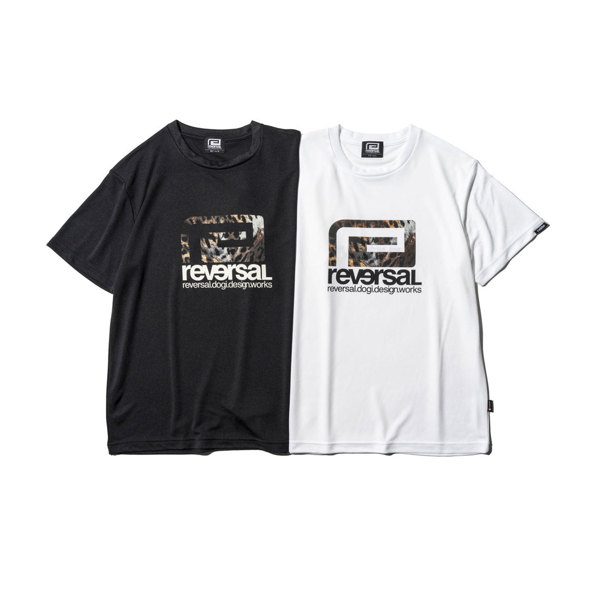 Leopard Big Mark Dry T-Shirt-Reversal RVDDW-ChokeSports