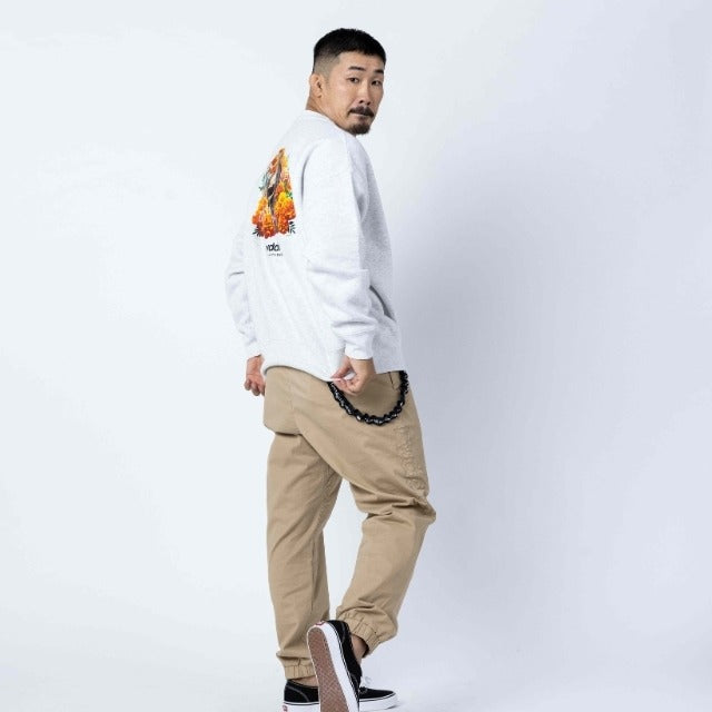 Marigold Skull Oversized Crewneck-Reversal RVDDW-ChokeSports