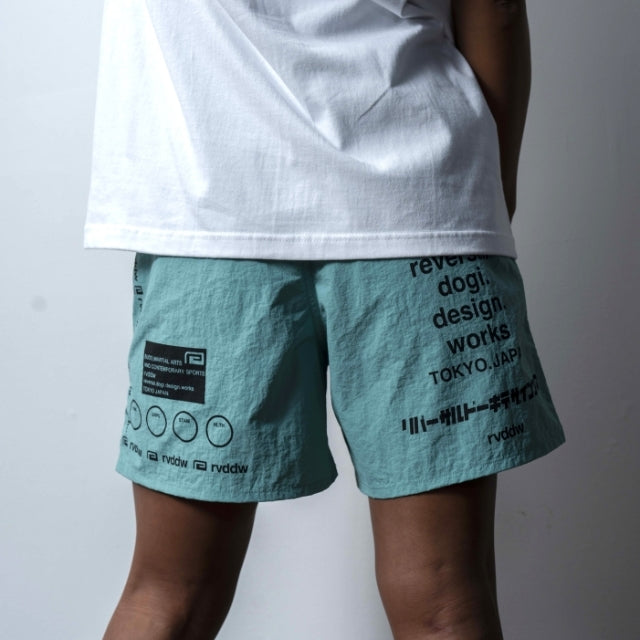 Multi Logo Nylon Shorts-Reversal RVDDW-ChokeSports