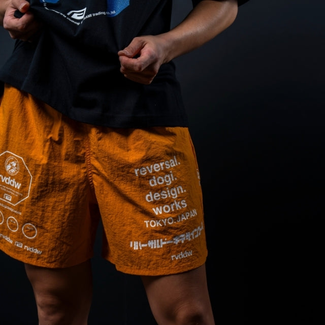 Multi Logo Nylon Shorts-Reversal RVDDW-ChokeSports