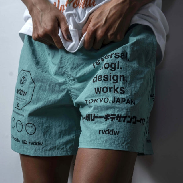 Multi Logo Nylon Shorts-Reversal RVDDW-ChokeSports