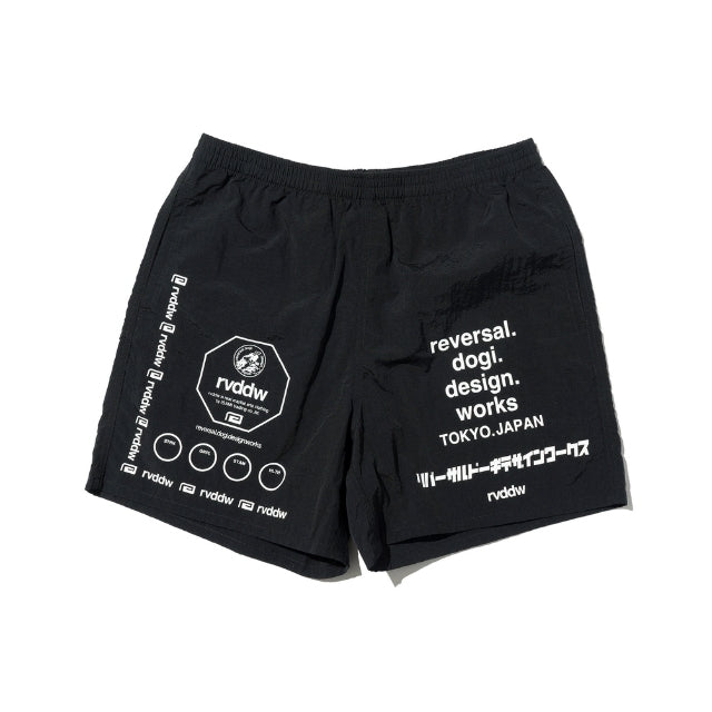 Multi Logo Nylon Shorts-Reversal RVDDW-ChokeSports