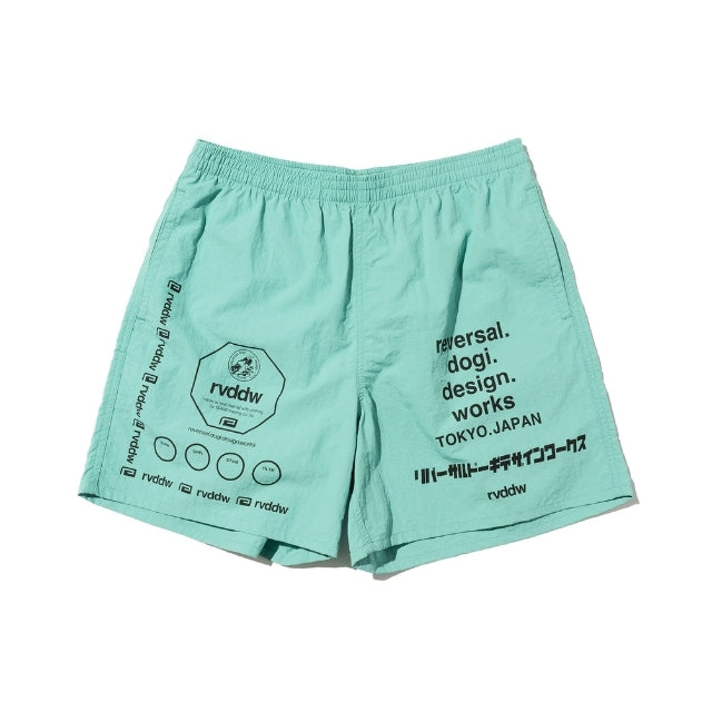 Multi Logo Nylon Shorts-Reversal RVDDW-ChokeSports