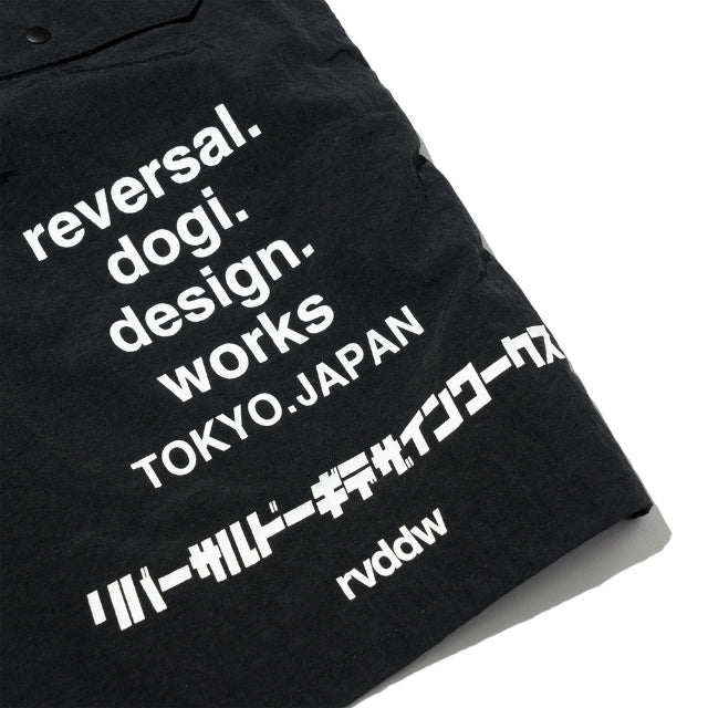 Multi Logo Nylon Shorts-Reversal RVDDW-ChokeSports