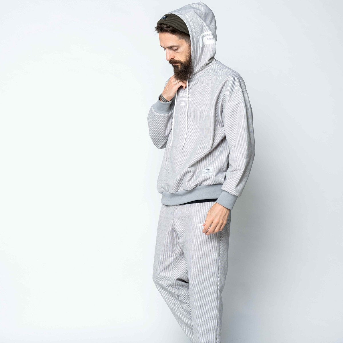 Sashiko Hoodie Japanese Design by Reversal RVDDW