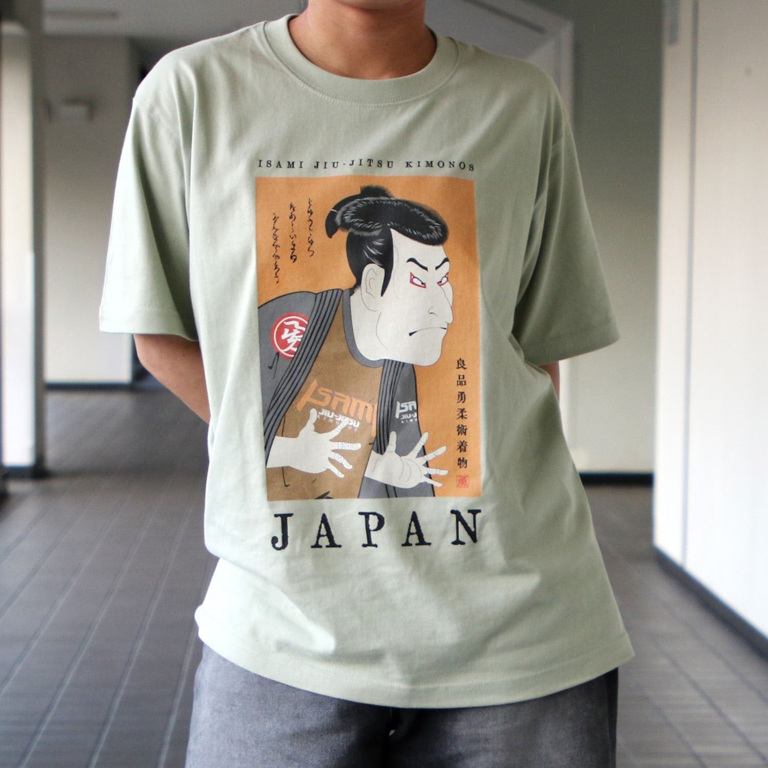 Ukiyo-e Jiu-Jitsu T-Shirt Sharaku Edition | Isami Japan