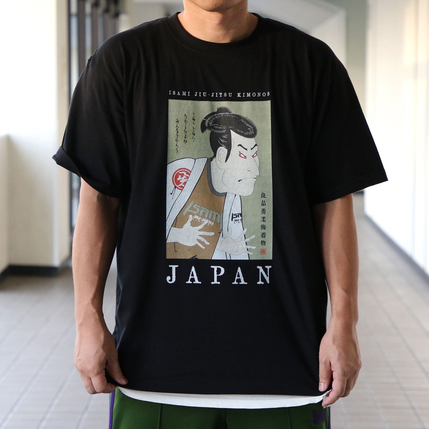 Ukiyo-e Jiu-Jitsu T-Shirt Sharaku Edition | Isami Japan