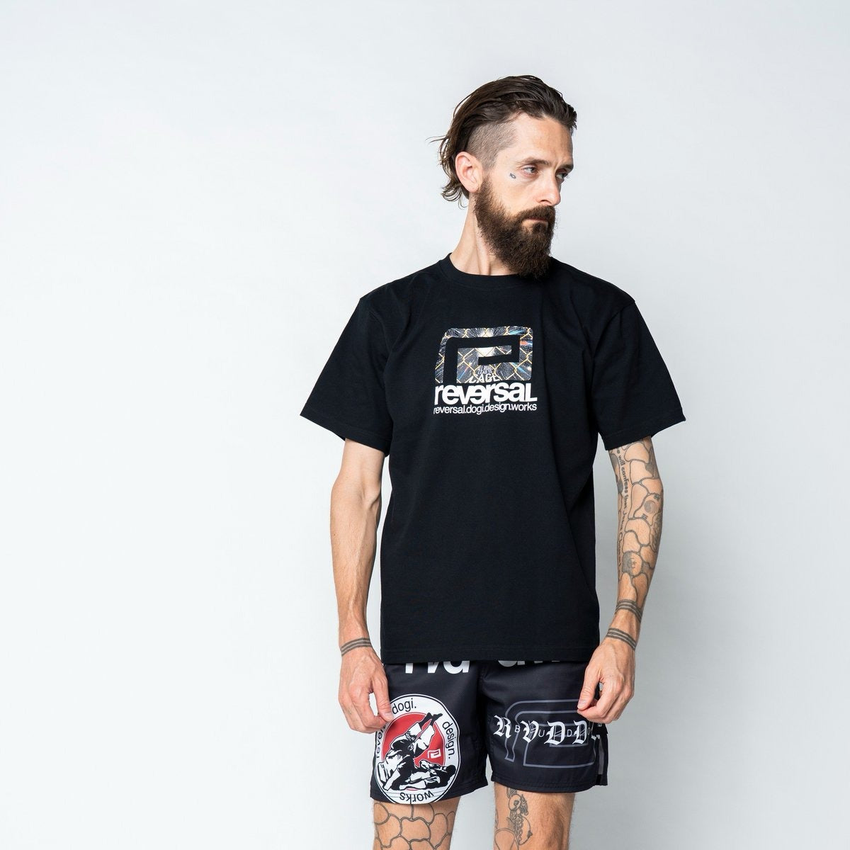 Space Cage Big Mark T-Shirt-Reversal RVDDW-ChokeSports