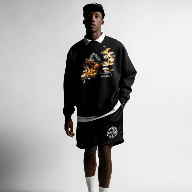 Stallion Baggy Crewneck-Reversal RVDDW-ChokeSports