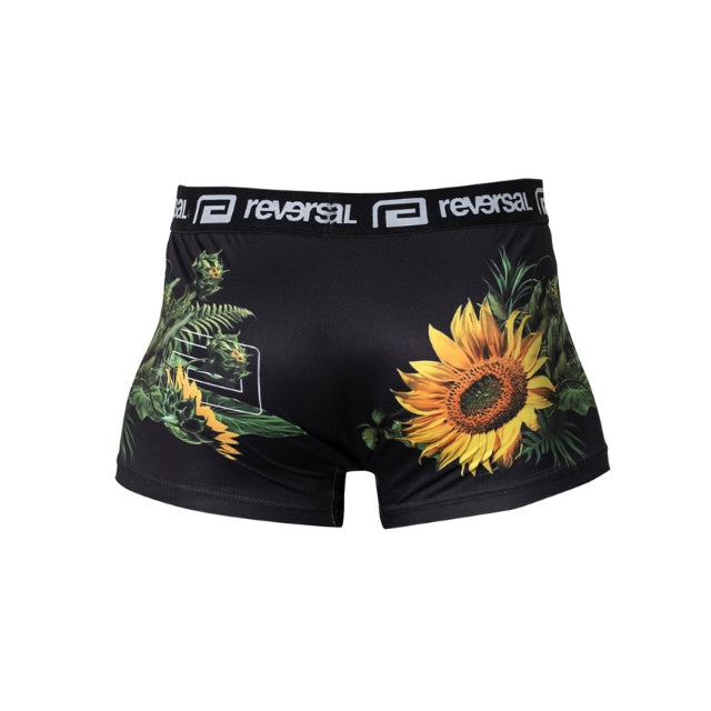 Sunflower Boxer Shorts-Reversal RVDDW-ChokeSports