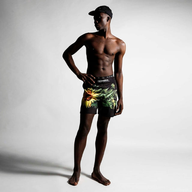 Sunflower Fight Shorts-Reversal RVDDW-ChokeSports