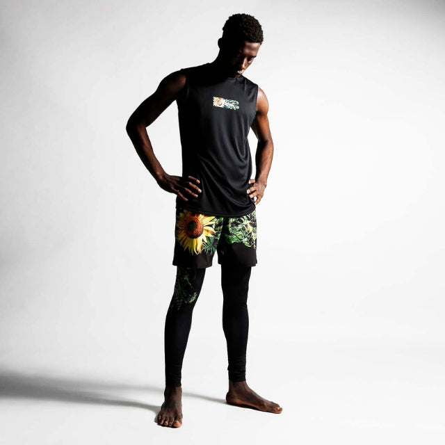 Sunflower Fight Shorts-Reversal RVDDW-ChokeSports