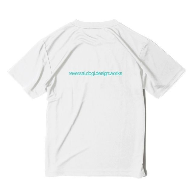 Reversal RVDDW Big Mark Dry T-Shirt Limited Color – Blue – flat lay back