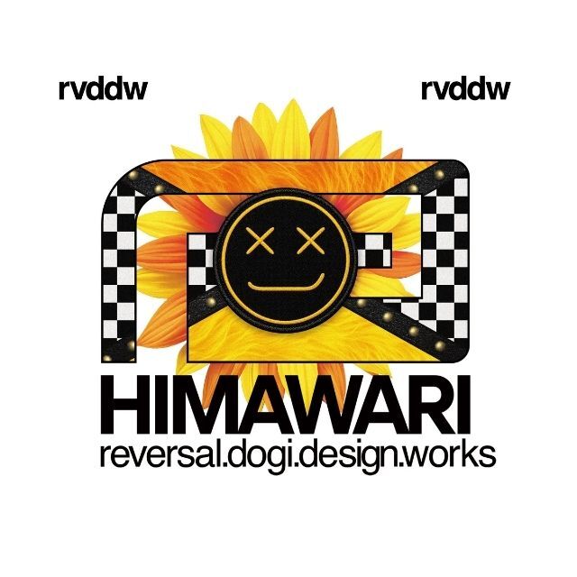 Reversal RVDDW Himawari Big Mark T-Shirt – White – detail shot
