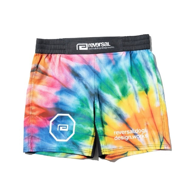Tie-Dye Fight Shorts-Reversal RVDDW-ChokeSports