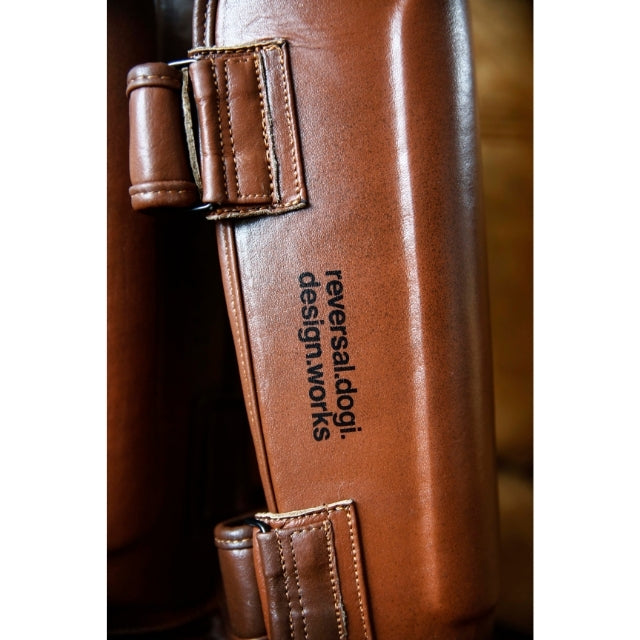 Vintage Kickboxing Shin Guards-Reversal RVDDW-ChokeSports