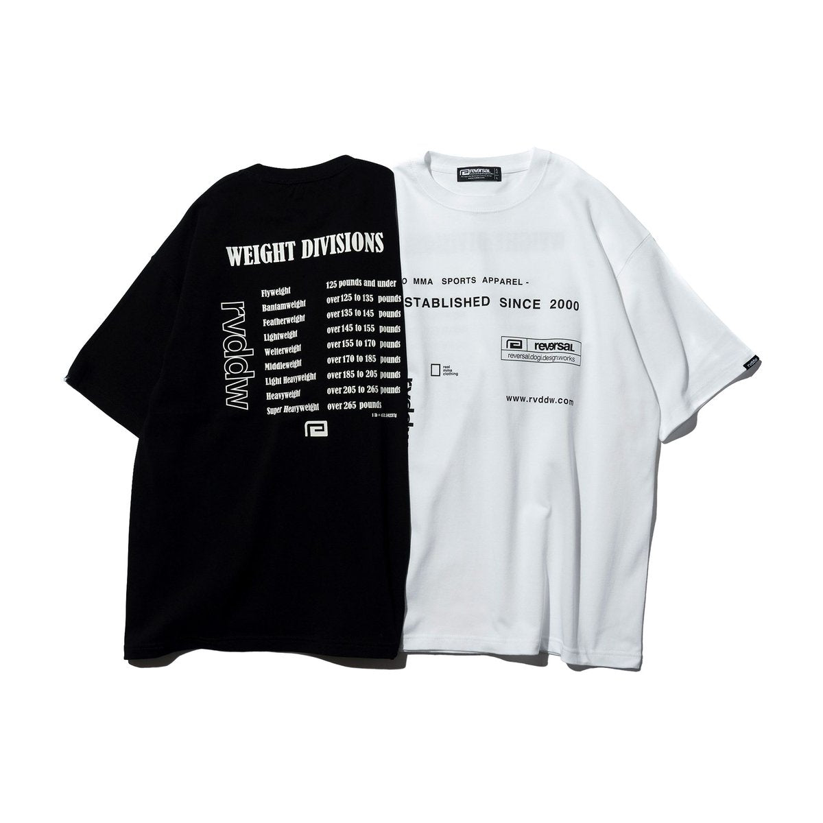 Weight Divisions Baggy T-Shirt-Reversal RVDDW-ChokeSports