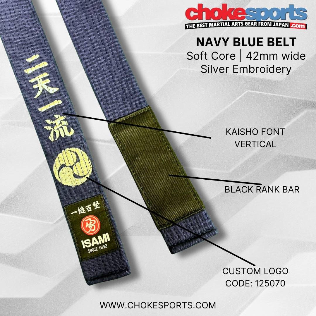 Isami Navy Blue Belt-Isami-ChokeSports