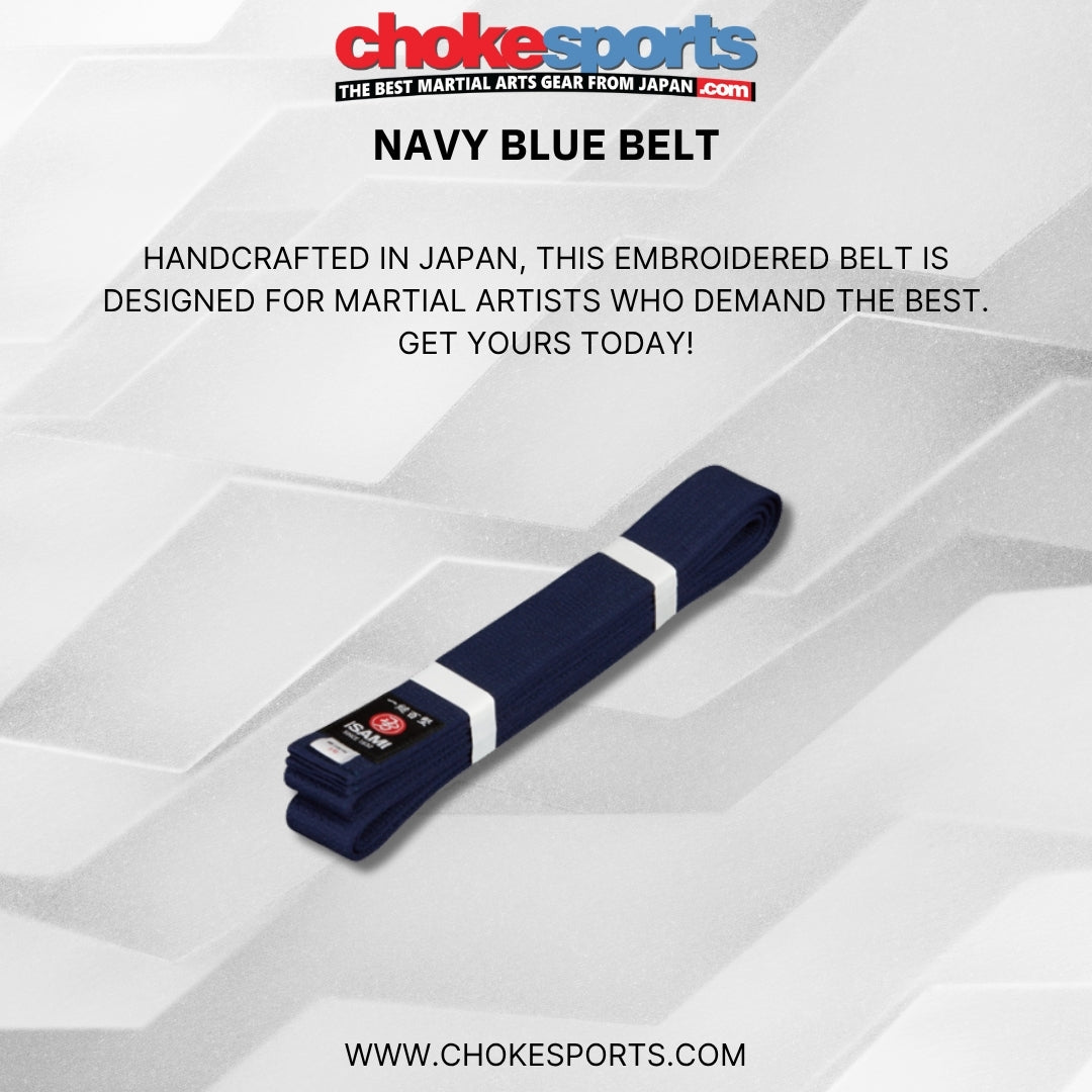 Isami Navy Blue Belt-Isami-ChokeSports
