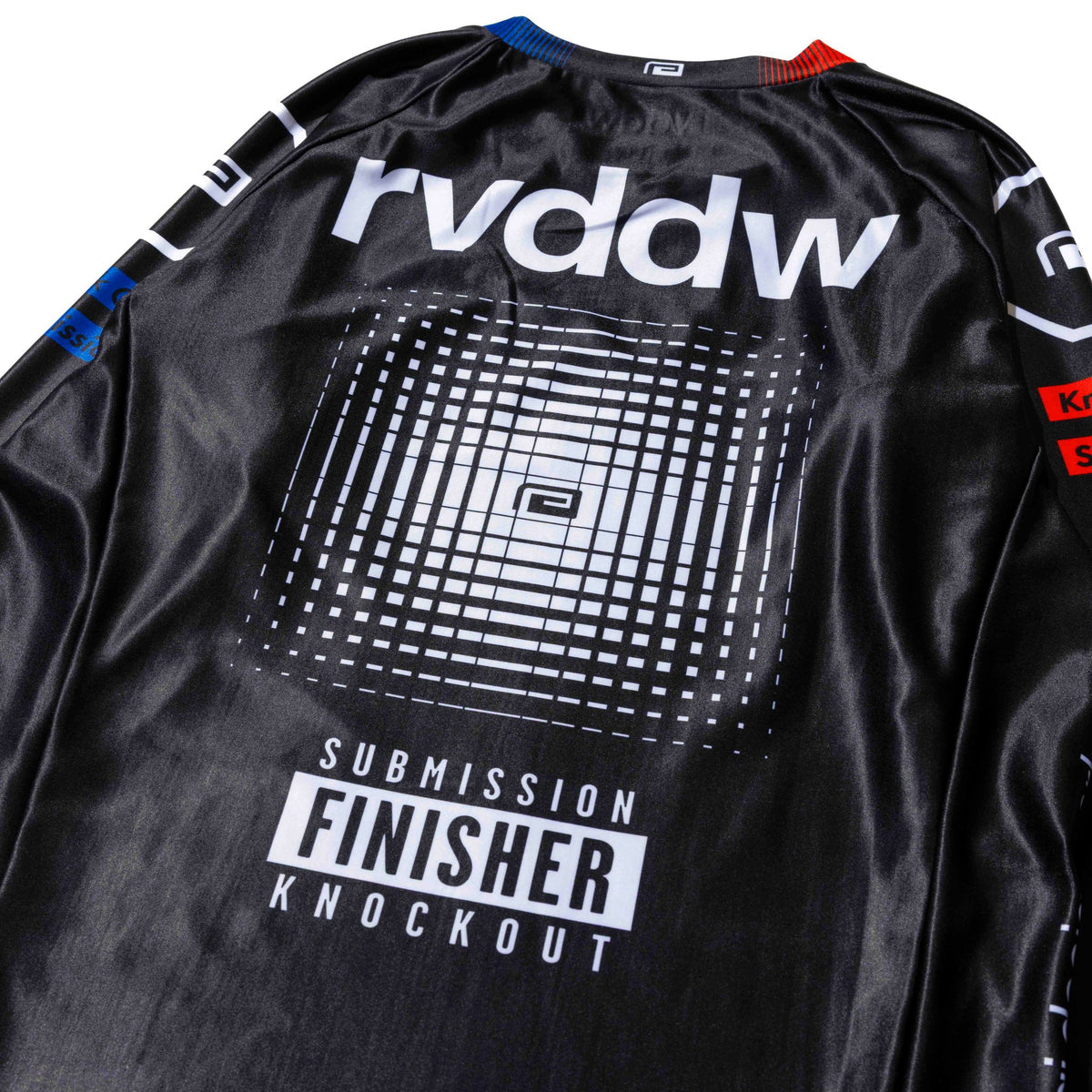 Reversal RVDDW Racing Rash Guard – Black – detail shot