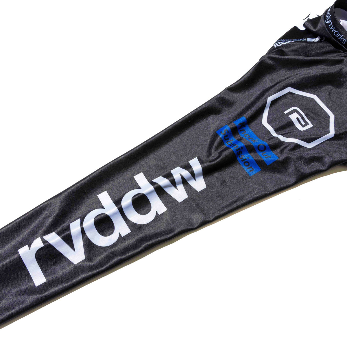 Reversal RVDDW Racing Rash Guard – Black – detail shot